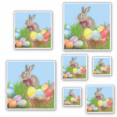 Sticker Mignonne Bunnyfor Pâques pour une humeur positive (Devant)