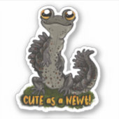 Sticker Mignonne comme un Newt ! (Devant)