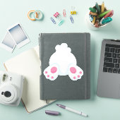 Sticker Mignonne Lapin, Petit Lapin, Lapin Blanc, Grotte D (Couverture iPad)