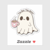 Sticker Mignonne, Tu As Ce Boo ! Coupe Halloween Ghost (Feuille)
