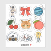 Sticker Mignons (Feuille)