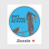 Sticker Mike le castor Escalade (Feuille)