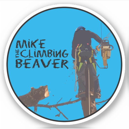 Sticker Mike le castor Escalade (Devant)