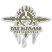 Sticker Mi'kmaq (Micmac) 2o (Devant)