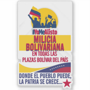 STICKER MILICIA BOLIVARIANA