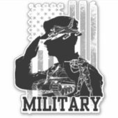Sticker Militaire (Devant)