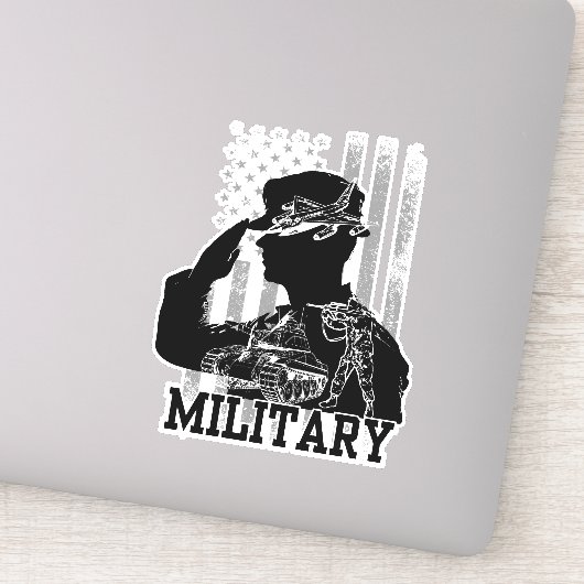 Sticker Militaire (Détail)