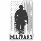 Sticker Militaire américain (Devant)