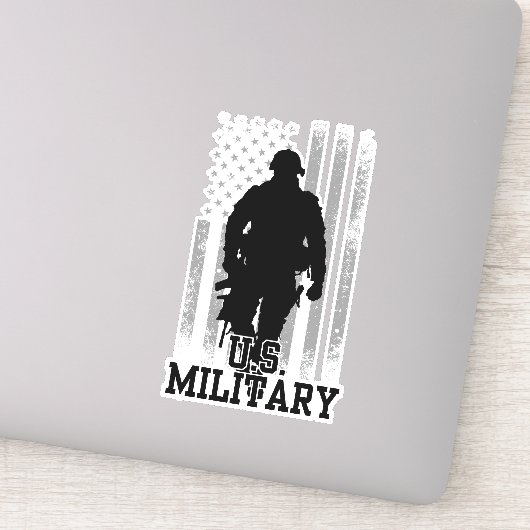 Sticker Militaire américain (Détail)