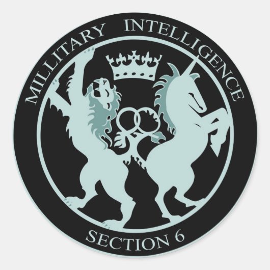 Sticker Military Intelligence Section 6 (Devant)