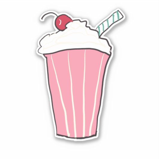 Sticker Milkshake (Devant)