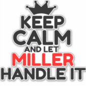 STICKER MILLER (Devant)