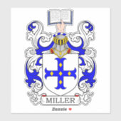 Sticker Miller Family Crest (Feuille)