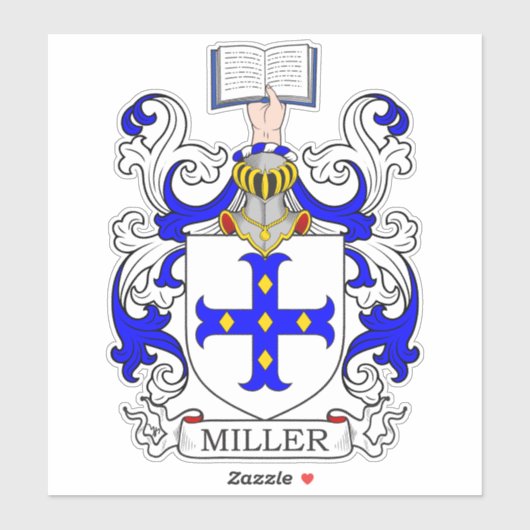 Sticker Miller Family Crest (Feuille)