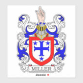 Sticker Miller Family Crest (Feuille)