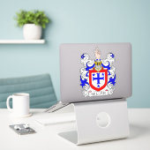 Sticker Miller Family Crest (Ordinateur portable sur le bureau)