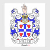 Sticker Miller Family Crest (Feuille)