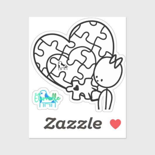 Sticker Million Piece Jigsaw (Feuille)