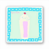 Sticker milshake Signora Latte (Devant)
