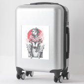 Sticker Mime Mastiff � Silent Funny Dog (Sur valise)