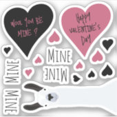 Sticker Mine Cute Mine Mine Mine Collection de mines Llama (Devant)