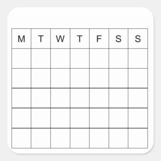 Sticker Mini Calendrier Journal et Planificateur d (Devant)