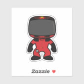 Sticker Mini Figure personnalisée Carlos Sainz - Saison F1 (Feuille)