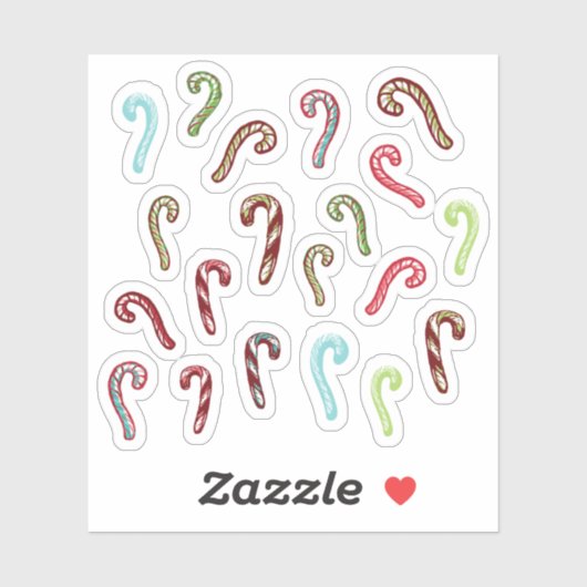 Sticker Mini Sucres de canne 18 chiffres (Feuille)