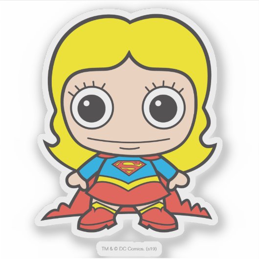 Sticker Mini Supergirl (Devant)