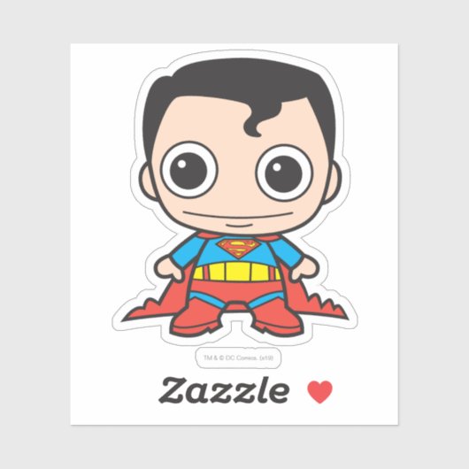 Sticker Mini Superman (Feuille)