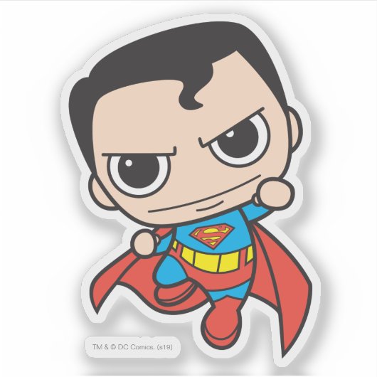 Sticker Mini Superman volant (Devant)