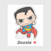 Sticker Mini Superman volant (Feuille)