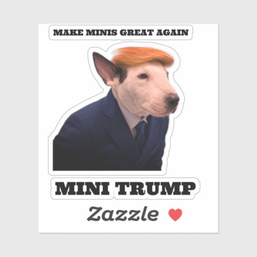 STICKER MINI TRUMP (Feuille)
