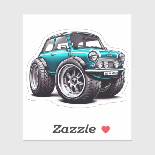 Sticker Minicar (Feuille)