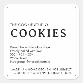 Sticker minimaliste Étiquette de la loi de chalet