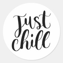 Sticker Minimalistische Calligrafie voor Journalin