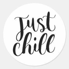 Sticker Minimalistische Calligrafie voor Journalin