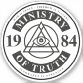 Sticker Ministère De La Vérité (Devant)