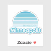 Sticker Minneapolis (Feuille)
