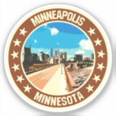 Sticker Minneapolis (Recto)