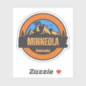 Sticker Minneola, Kansas (Feuille)