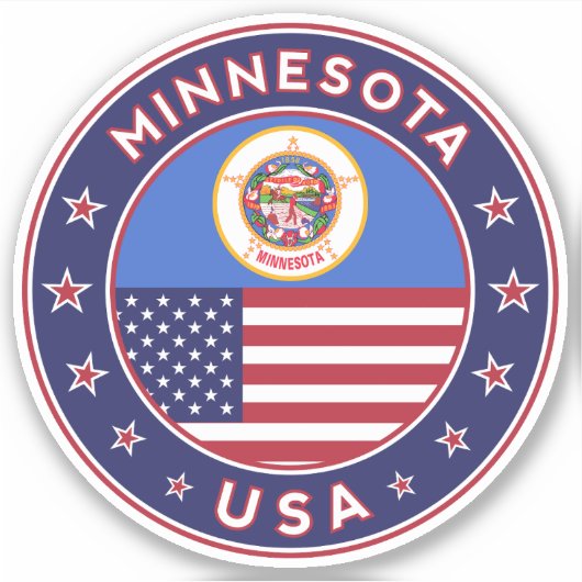 Sticker Minnesota (Devant)