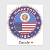 Sticker Minnesota (Feuille)