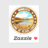 Sticker Minnesota (Feuille)