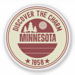 Sticker Minnesota Nice - MN State Gift