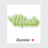 Sticker MINT, Manchester, dialecte anglais d'argot (Feuille)