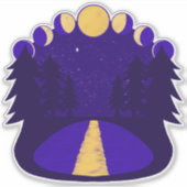 Sticker Minuit au Clair de Lune (Devant)