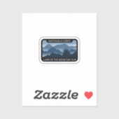 Sticker (Minuscule) Gorge de Nantahala, Terre du Soleil du (Feuille)