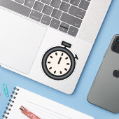 Sticker minuteur (Ordinateur portable avec iPhone)