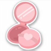 Sticker miroir compact (Devant)